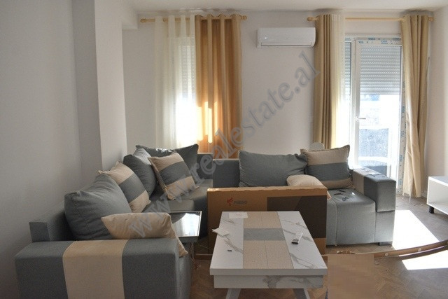 Two bedroom apartment for rent in Ali Demi street in Tirana.
It is located on the 2nd floor of a ne